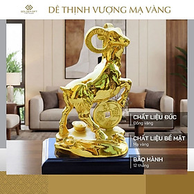 Mua Tượng Dê thịnh vượng mạ vàng 24K - Quà tặng cao cấp cho Sếp nam