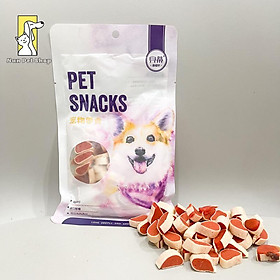 Bánh thưởng dành cho chó Pet Snacks - Dạng Sushi gà nhỏ