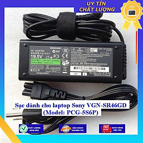 Sạc dùng cho laptop Sony VGN-SR46GD (Model: PCG-5S6P) - Hàng Nhập Khẩu New Seal