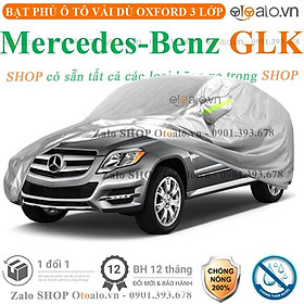 Bạt che phủ xe ô tô Mercedes GLK 3 lớp cao cấp