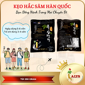 Kẹo Hắc Sâm Hàn Quốc Daedong Túi 250 gram