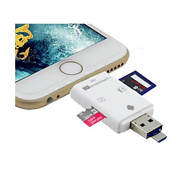 FlashDevice Đầu Đọc Thẻ Nhớ SD TF Dành Cho IPhone IPad Android OS