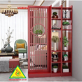 KỆ VÁCH NGĂN PHÒNG KHÁCH , NHÀ BẾP (1 VÁCH 2 KỆ) VGB01V