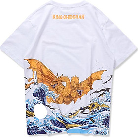 Áo phông Godzilla Kanagawa Vua quái vật phong cách Unisex