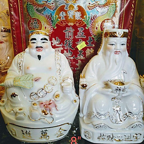 Mua Tượng Thần Tài - Ông Địa Thỏi Vàng Men Sứ Đức Hoá