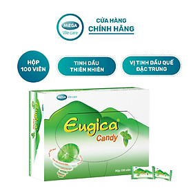 Hình ảnh Kẹo ngậm thảo dược EUGICA CANDY (Hộp 100 viên)