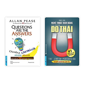 Sách - combo nghệ thuật bán hàng của người do thái + câu hỏi là câu trả lời - first news