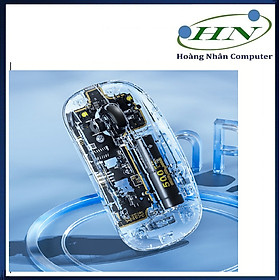 Mua Chuột không dây  X5 thiết kế trong suốt mới lạ kết nối bằng chip USB 2.4G với dung lượng pin lên đến 500mAh