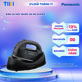 Bàn ủi hơi nước không dây panasonic ni-wl30vra - mặt đế silver titan - công suất 1550w - hàng chính hãng