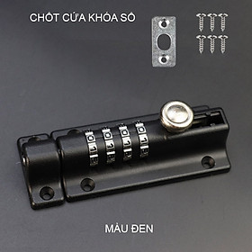 Mua Chốt khóa số cửa với 4 mã thay đổi được  làm bằng hợp kim chắc chắn  chống nước