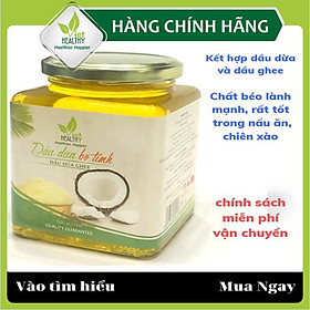 Dầu Dừa Ghee Lên Men Tách Lạnh Tinh Khiết VietHealthy 500ml