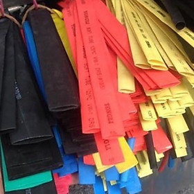 Mua gen co nhiệt phi 10 màu   đỏ  đen. Báo giá 1 mét