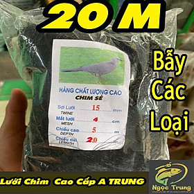 Mua Lưới Bẫy Chim Sẻ Chào Mào Mi Khứu Sáo dài 20m giá tận gốc