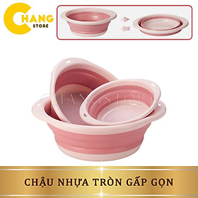 Mua Chậu Gấp Gọn  Thau Xếp Gọn Silicon Thiết Kế Thông Minh Tiện Lợi  Đa Năng  Tiết Kiệm Không Gian Màu Ngẫu Nhiên