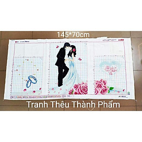 Mua (Đã Thêu) Tranh Thêu Mẫu Người Đám Cưới Cô Dâu Chú Rể ZA81689