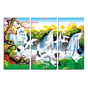 Tranh Treo Tường Hiện Đại Phòng Khách - Sơn Thủy T3M--3719