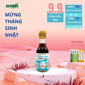 Nước mắm trẻ em cá cơm than mật hoa dừa 40n ít muối 60ml - Detoko