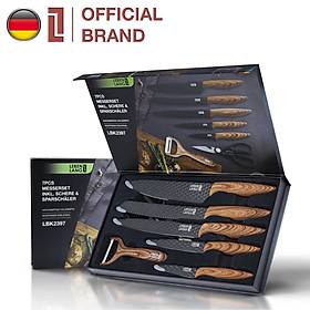 BÁO GIÁ Dao Làm Bếp Đức | Shopee Lazada Sendo Tiki mới nhất 18 Bộ dao nhà bếp 7 món chính hãng cao cấp chuẩn Đức LebenLang, làm từ thép không gỉ, chống dính đạt tiêu chuẩn an toàn