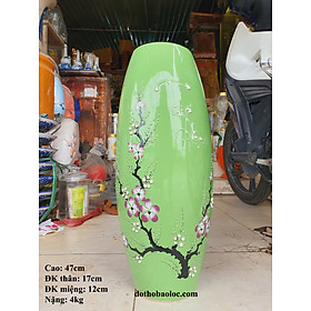 Mua Bình Bông Sứ Bát Tràng Cắm Hoa Tài Lộc Cao 47cm