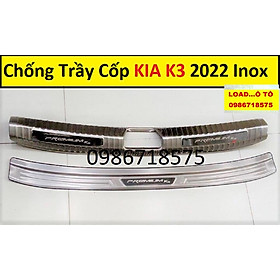 Chống Trầy Cốp, Ốp Cốp Sau Xe KIA K3 2022-2023 Mẫu Inox Cao Cấp Nhất Thị Trường