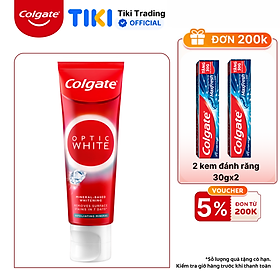 Kem đánh răng Optic White trắng răng từ khoáng trắng 100g