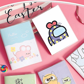 Sổ tay A6 in hình Among Us BTS chibi