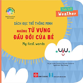 [Download Sách] Sách Đục Trổ Thông Minh - Những Từ Vựng Đầu Đời Của Bé - My First Words- Thời Tiết - Weather