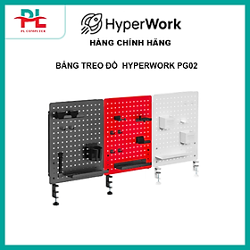 Bảng treo đồ Pegboard kim loại kẹp bàn không cần khoan Hyperwork PG-02 - Hàng Chính Hãng