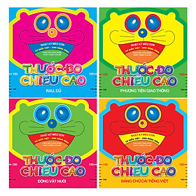 Combo Thước Đo Chiều Cao Bộ 2 (4 cuốn)