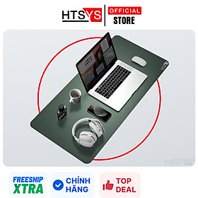 Tấm Lót Chuột HT SYS - Hàng Chính Hãng - 80x40 - Xanh Rêu - Ghi
