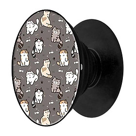 Mua Popsocket in hình dành cho điện thoại mẫu Họa Tiết Mèo Xám
