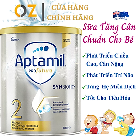 Sữa tăng cân, tăng chiều cao cho bé Aptamil Profutura Synbiotic+ Úc 900g