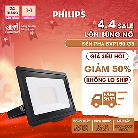 Đèn pha Philips LED BVP150 G3 - Công Suất 10W, 20W, 50W, 70W