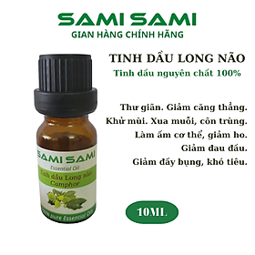 Tinh dầu thiên nhiên SAMI SAMI 10ml chiết xuất từ Sả Chanh, Bạc Hà, Cam Ngọt, Sả Java, Quế, đuổi muỗi, côn trùng