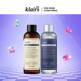 Combo nước hoa hồng Dear Klairs 1 Unscented Toner 180ml + 1 Facial Toner 180ml