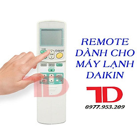 REMOTE MÁY LẠNH, ĐIỀU KHIỂN DÀNH CHO MÁY LẠNH DAIKIN 2 NÚT