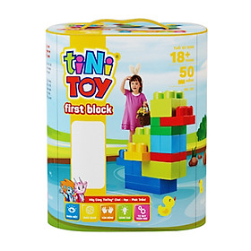 Đồ chơi lắp ráp Tinitoy First Block dạng túi trung