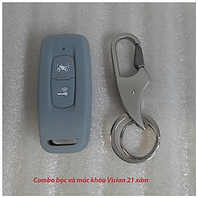 Combo Móc khóa và bọc chìa khóa Vision 2021 silicon các màu