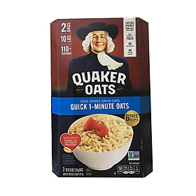 Yến mạch Quaker Oats nguyên chất 100% nhập khẩu từ Mỹ - Chính Hãng