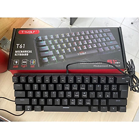 Mua Bàn phím cơ TWolf T61 - BẢO HÀNH 12 THÁNG