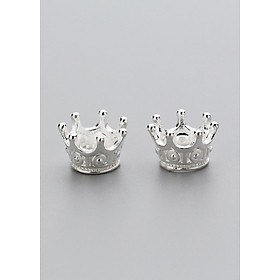 Combo 2 cái charm bạc vương miệng vua chúa - Ngọc Quý Gemstones