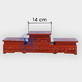 Mua Tam sơn gỗ hương Đế tam kê bát hương Tam cấp thờ-đế bát hương mặt 14cm