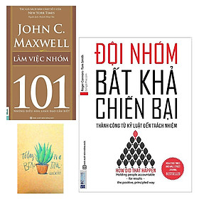 Combo Đội Nhóm Bất Khả Chiến Bại - Thành Công Từ Kỷ Luật Đến Trách Nhiệm và Làm Việc Nhóm 101 – Những Điều Nhà Lãnh Đạo Cần Biết ( Tặng kèm Sổ Tay Xương Rồng)