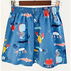 Quần Đùi Nam Cotton Mặc Ngủ - Quần đùi nam mặc nhà chất cotton siêu mát, Cartoon Short Cá Tính, không xù-chống nhăn