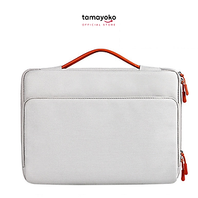 Cặp Túi Chống Sốc Máy Tính Xách Tay Laptop - Hàng Chính Hãng Tamayoko - 13 inch - Ghi