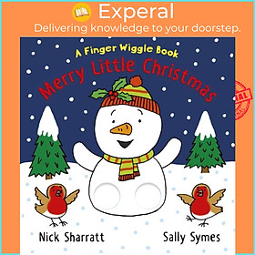 Sách - Merry Little Christmas: A Finger Wiggle Book by Nick Sharratt (UK edition, boardbook)
