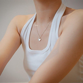 Dây chuyền bạc ta liền mặt 999  YN JEWELRY