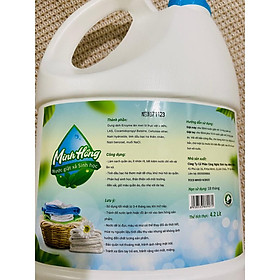 Mua { Minh Hồng Combo 3 can 4 2L an toàn cho gia đình }  Nước giặt Rửa chén Lau sàn enzym sinh học