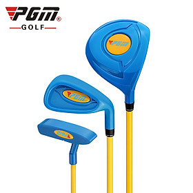 BỘ GẬY NHỰA 3 GẬY CHO BÉ - PGM KIDS PLASTIC GOLF CLUB SET - Xanh - 4-5T