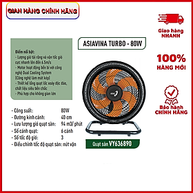 Mua Quạt sàn Asia vina VY636890 công suất 80W  6 cánh - Hàng chính hãng